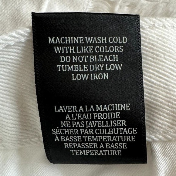 BLANKNYC Women's White Denim Distressed Frayed Hem Shorts Size 27 - Picture 5 of 8